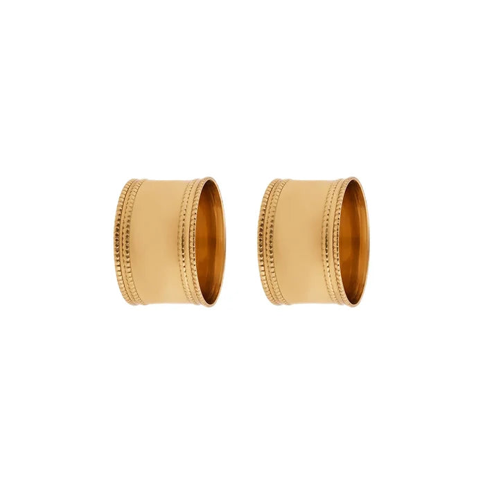 DOTS PEÇETE YÜZÜĞÜ 2'Lİ, GOLD