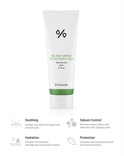 Dr. Ceuracle Tea Tree Purifine 30 Cleansing Foam