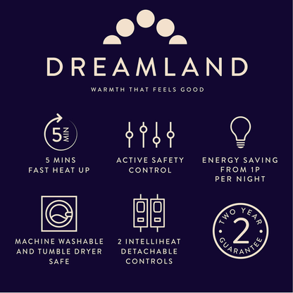 Dreamland Double Overblanket – Dual Control | 16925