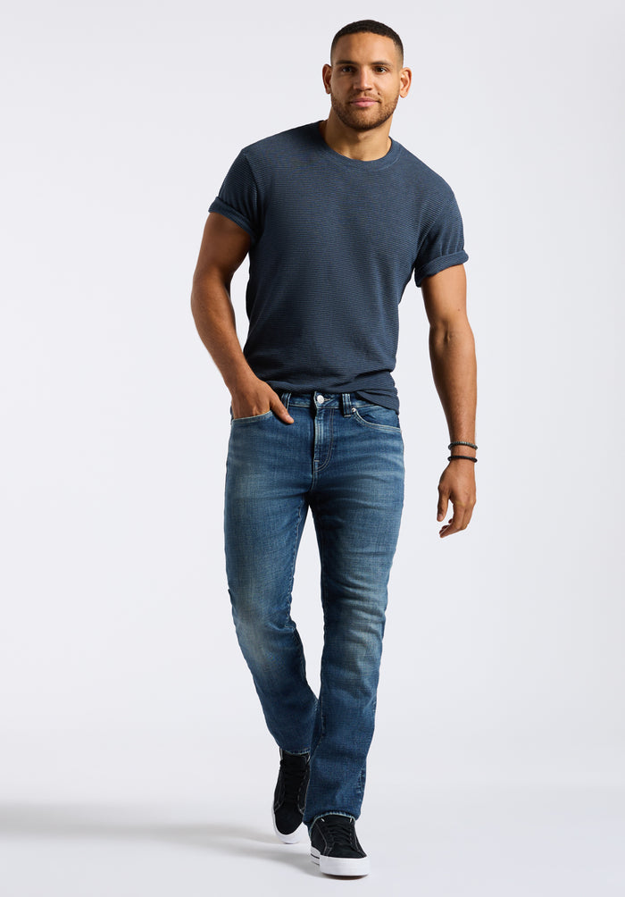 Buffalo Men Jeans Navy Denim Denim Pants Stretch