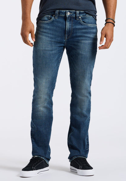 Buffalo Men Jeans Navy Denim Denim Pants Stretch