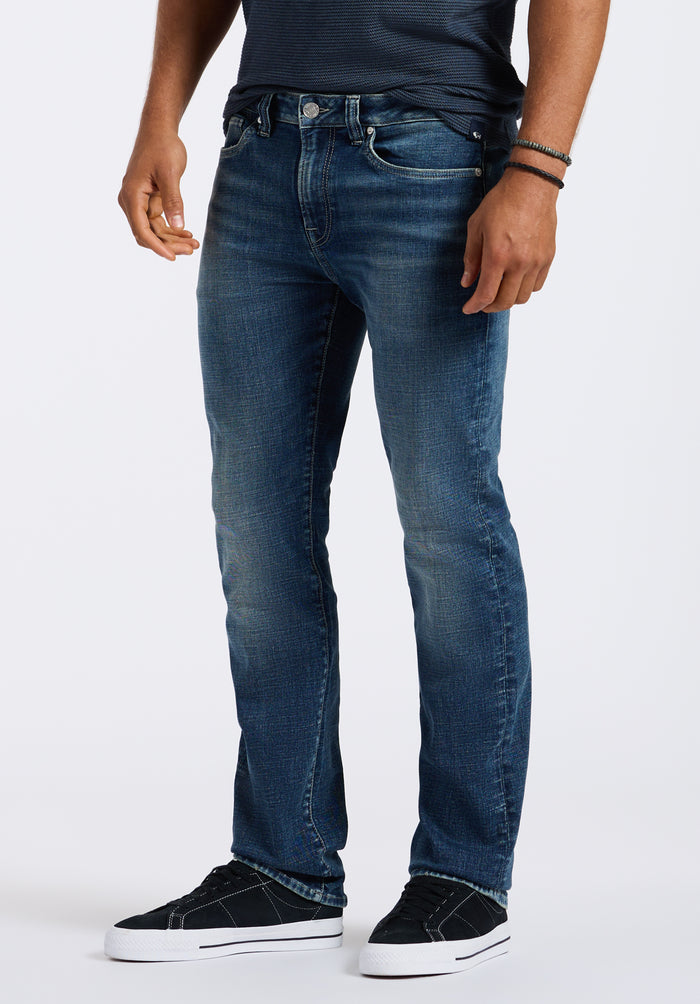 Buffalo Men Jeans Navy Denim Denim Pants Stretch