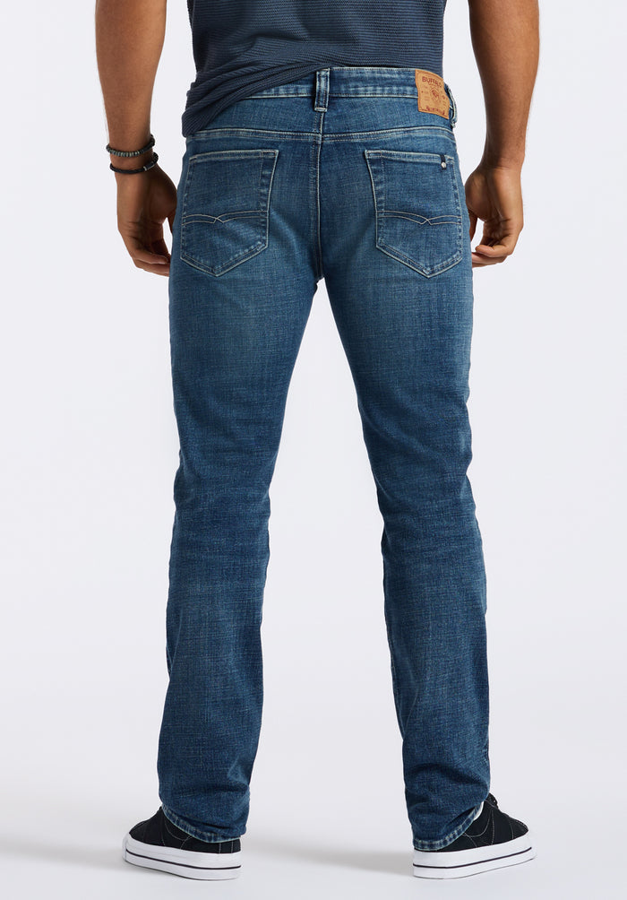 Buffalo Men Jeans Navy Denim Denim Pants Stretch