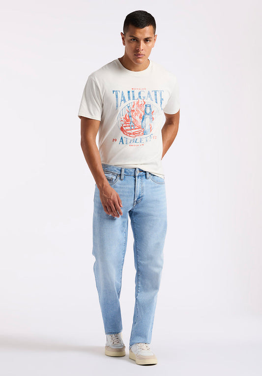 Buffalo Men Jeans Navy Denim Denim Pants Stretch