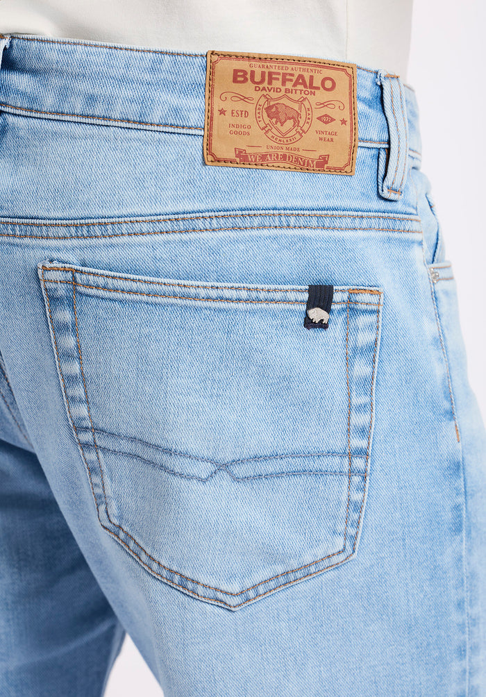 Buffalo Men Jeans Navy Denim Denim Pants Stretch