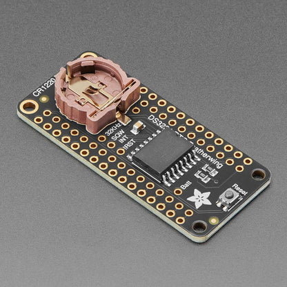 DS3231 Precision RTC FeatherWing - RTC Add-on For Feather Boards by Adafruit - The Pi Hut