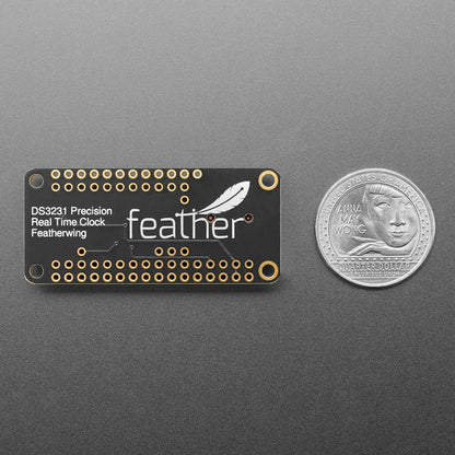 DS3231 Precision RTC FeatherWing - RTC Add-on For Feather Boards by Adafruit - The Pi Hut