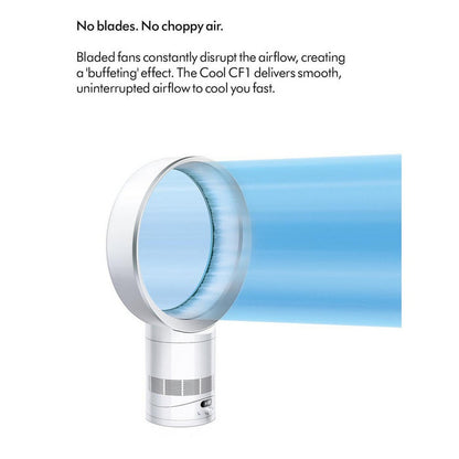 Dyson AM12 Cool CF1 Cooling Fan White and Silver