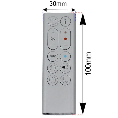 Dyson HP04 HP07 Remote Control Pure Hot + Cool Fan Heater Purifier 969897-01 | HP04 HP4A HP05 HP06 HP07 HP7A HP09 Hot+Cool FAN