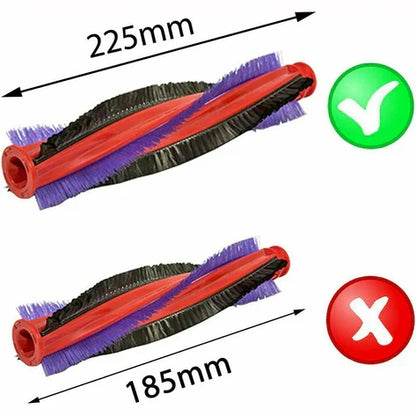 DYSON V6 Brush roll 225mm for Dyson DC58 DC59 DC61 DC62 V6 SV03 SV07 Animal Fluffy V6 Brush Roller Bar 225mm comp