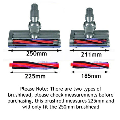 DYSON V6 Brush roll 225mm for Dyson DC58 DC59 DC61 DC62 V6 SV03 SV07 Animal Fluffy V6 Brush Roller Bar 225mm comp