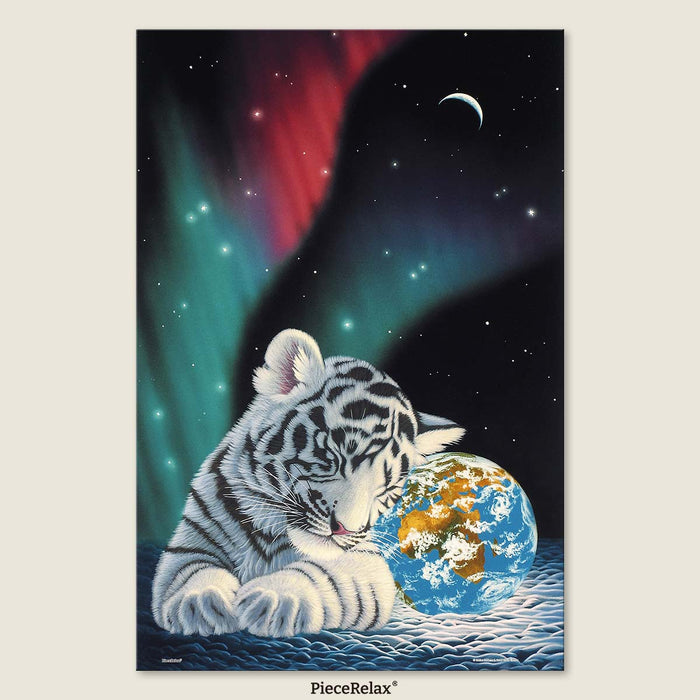 Animals born of nature, dancing lights in the sky — under the aurora, we are all one.
Bigger pieces, easier to handle.