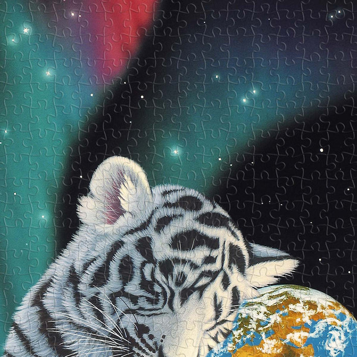 Animals born of nature, dancing lights in the sky — under the aurora, we are all one.
Bigger pieces, easier to handle.