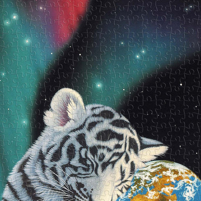 Animals born of nature, dancing lights in the sky — under the aurora, we are all one.
Bigger pieces, easier to handle.