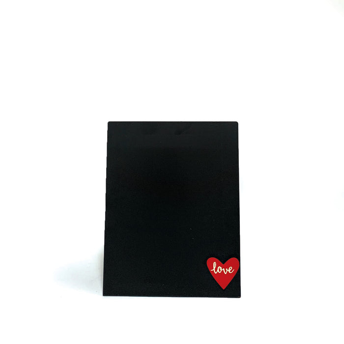Easel Bent w/ Straight Edge - Black