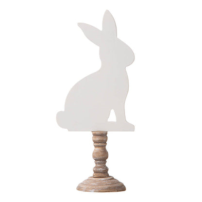 Easter Wooden Bunny Table Décor, Set of 2