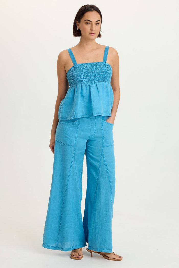 XCVI Elaine Linen Wide Leg Pant