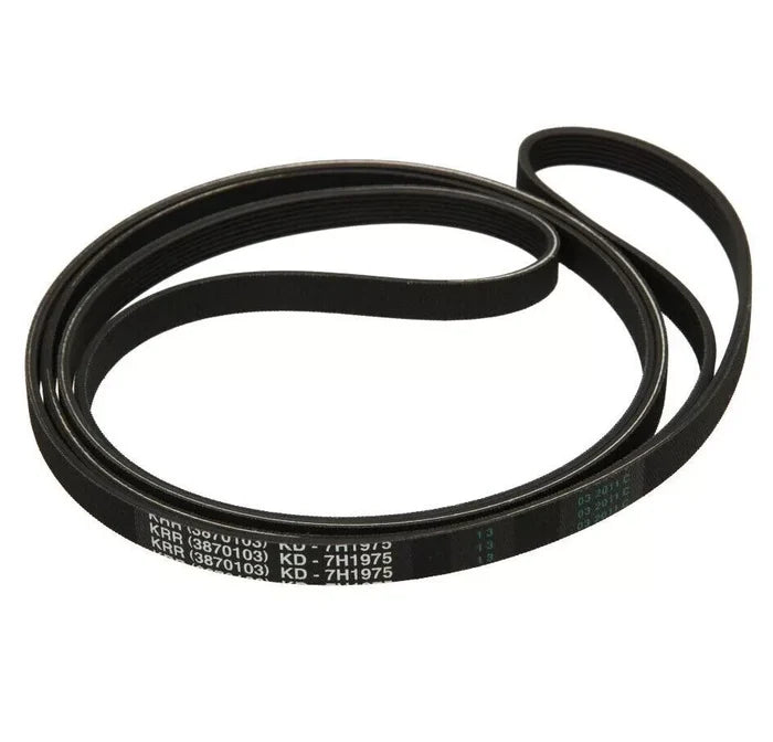 Electrolux | Zanussi Dryer Drive Belt 1975H7 Tumble Dryer Drive Belt 1975 H7 |  1258288107, 1258288008, 1250241104, C00144803, 5045170836221