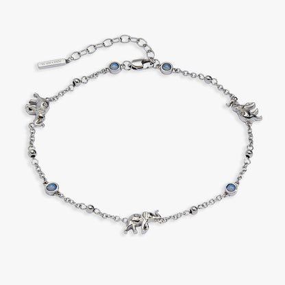 Elephant Inline Charm Anklet
