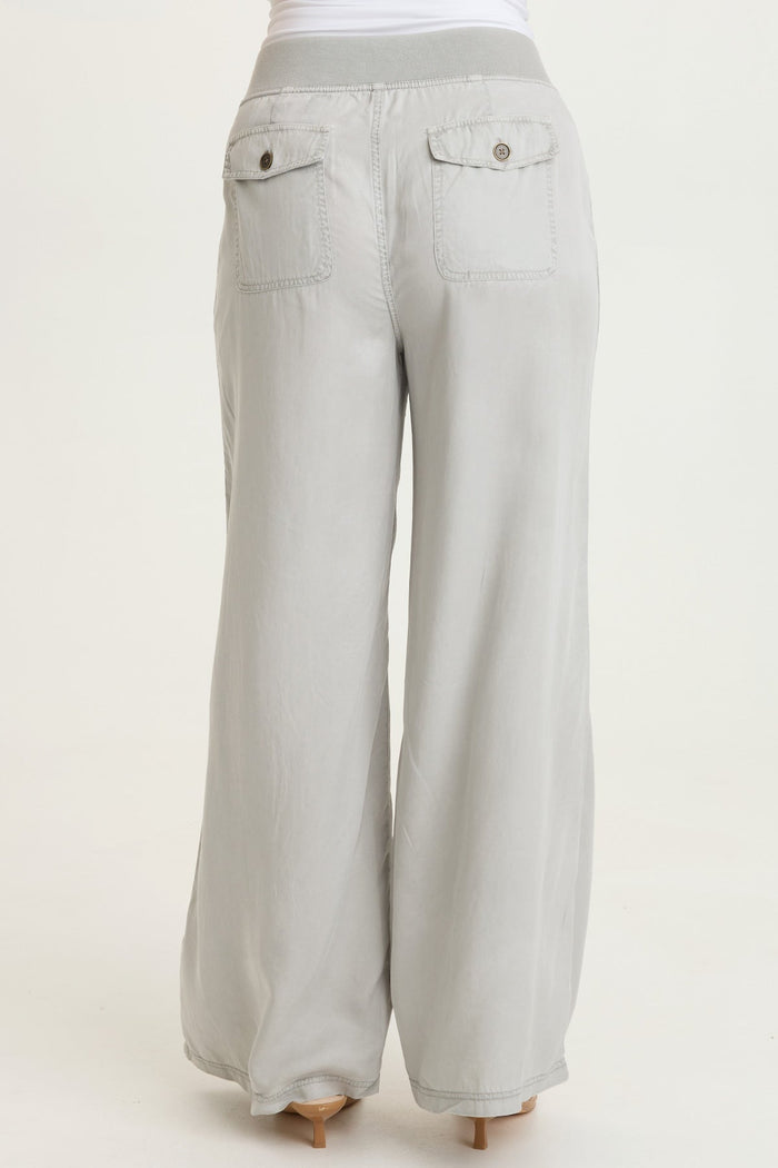 XCVI Embroidered Dacia Twill Pleated Pant