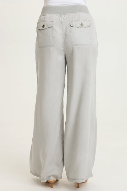 XCVI Embroidered Dacia Twill Pleated Pant