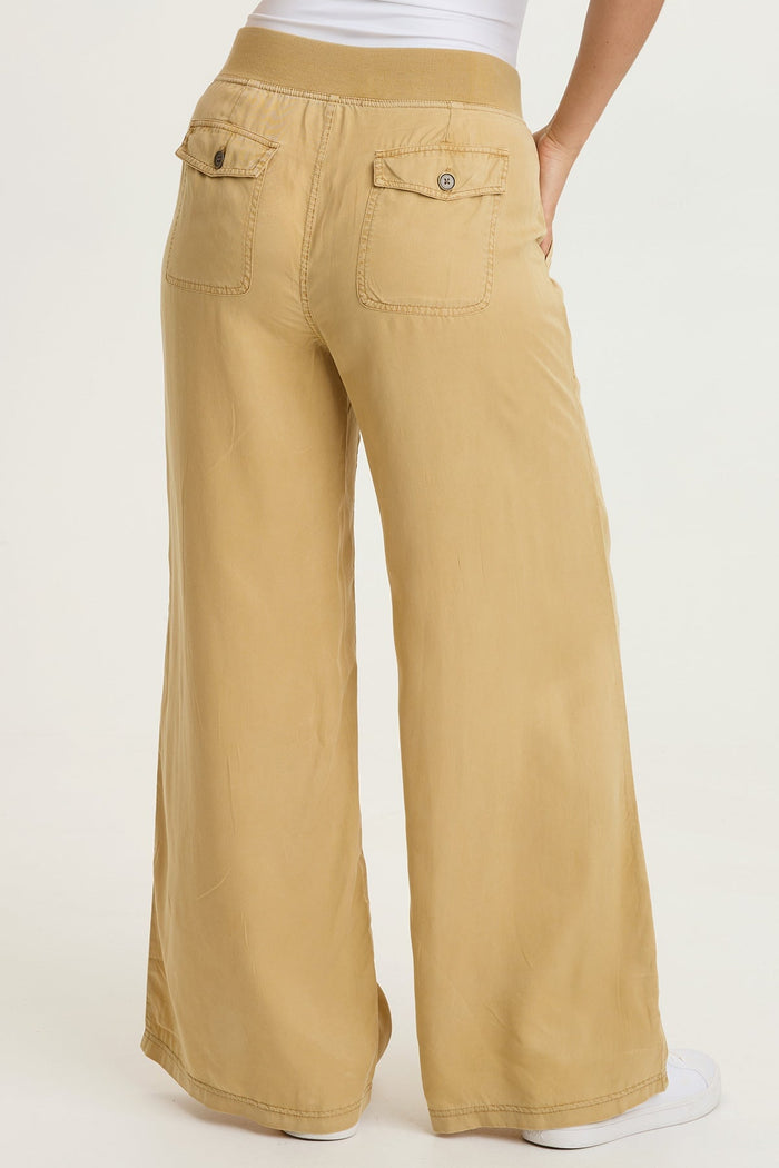 XCVI Embroidered Dacia Twill Pleated Pant