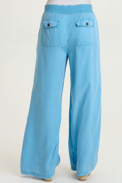 XCVI Embroidered Dacia Twill Pleated Pant