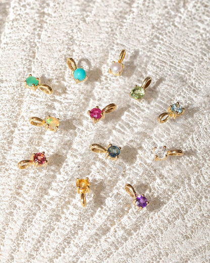 Emerald Birthstone Charm