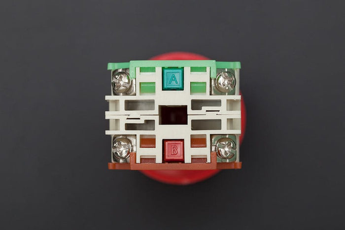 Emergency Stop Mushroom Push Button Switch by DFRobot - The Pi Hut