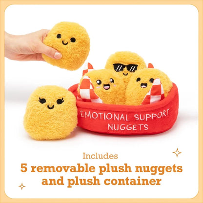 Emotional Support Nuggets Set of 5 Plush Toys by What Do You Meme