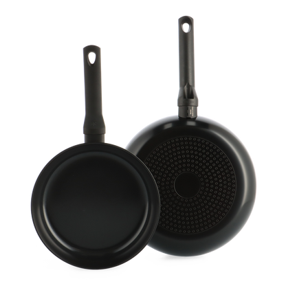 Enjoy 3-delig pannenset Black met wok