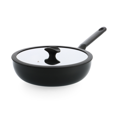 Enjoy 3-delig pannenset Black met wok