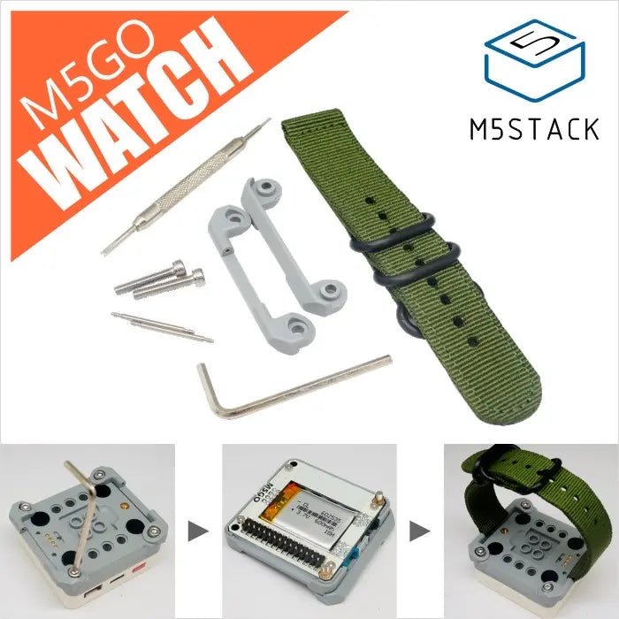 [EOL] M5GO Watch Strap Nylon Soft Replacement Strap - m5stack-store