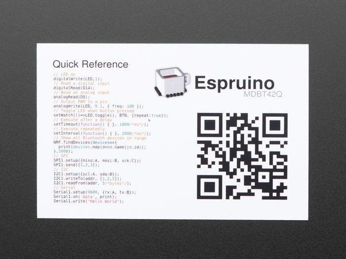 Espruino MDBT42Q Breakout [Discontinued] by Espruino - The Pi Hut
