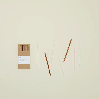 Essential Glass Straws - Set of 6