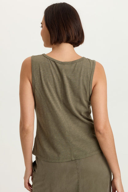 XCVI Etano Jersey Scoop Neck Tank