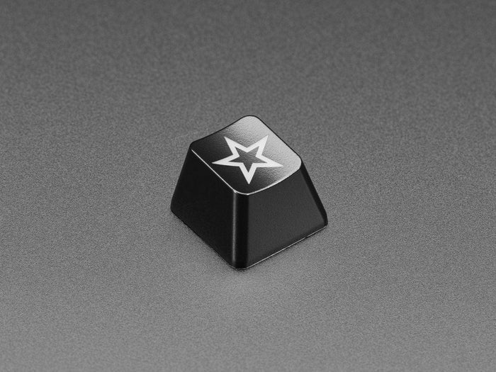 Etched Glow-Through Keycap - Zener ESP Star Design (MX Compatible Switches) by The Pi Hut - The Pi Hut