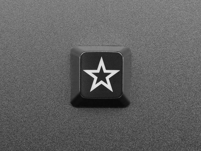 Etched Glow-Through Keycap - Zener ESP Star Design (MX Compatible Switches) by The Pi Hut - The Pi Hut