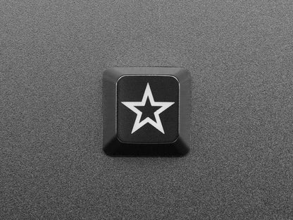 Etched Glow-Through Keycap - Zener ESP Star Design (MX Compatible Switches) by The Pi Hut - The Pi Hut