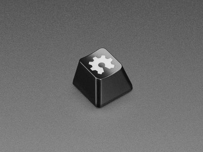 Etched Glow-Through Keycap with Open Source Hardware Gear Logo (MX Compatible Switches) by The Pi Hut - The Pi Hut