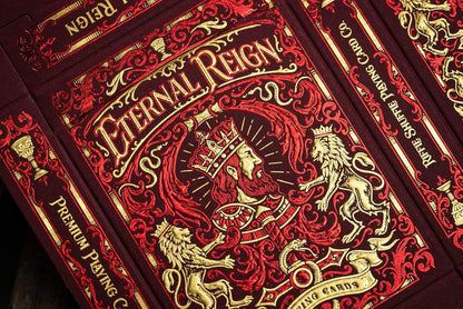 Eternal Reign Ruby Empire Playing Cards by Riffle Shuffle Playing Cards by Riffle Shuffle Playing Card Company
