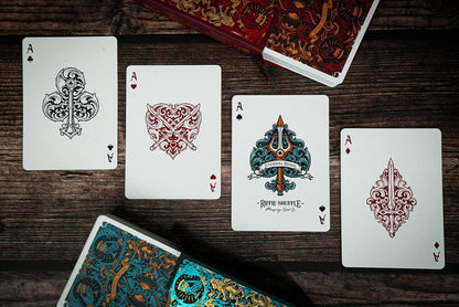Eternal Reign Ruby Empire Playing Cards by Riffle Shuffle Playing Cards by Riffle Shuffle Playing Card Company