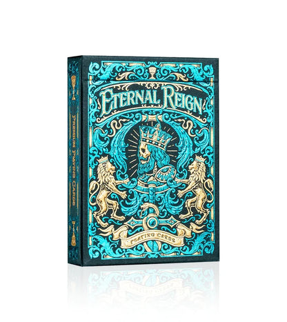 Eternal Reign Sapphire Kingdom Playing Cards by Riffle Shuffle Playing Cards by Riffle Shuffle Playing Card Company
