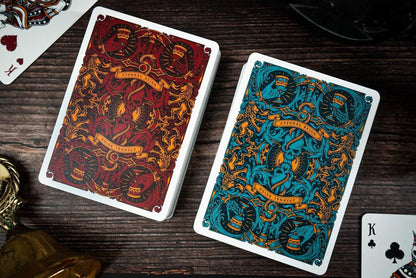Eternal Reign Sapphire Kingdom Playing Cards by Riffle Shuffle Playing Cards by Riffle Shuffle Playing Card Company