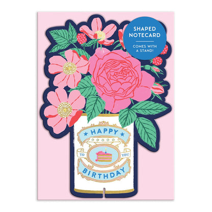 Ever Upward Birthday Shaped Notecard w/Stand Greeting Cards Ever Upward Collection