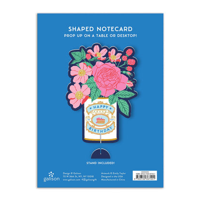 Ever Upward Birthday Shaped Notecard w/Stand Greeting Cards Ever Upward Collection