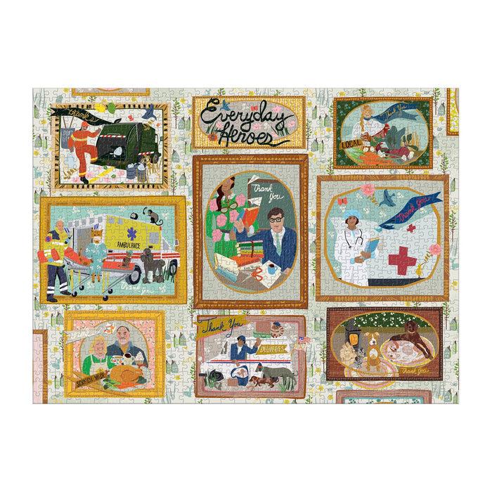 Everyday Heroes 1000 Piece Puzzle 1000 Piece Puzzles Galison