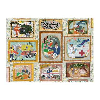 Everyday Heroes 1000 Piece Puzzle 1000 Piece Puzzles Galison