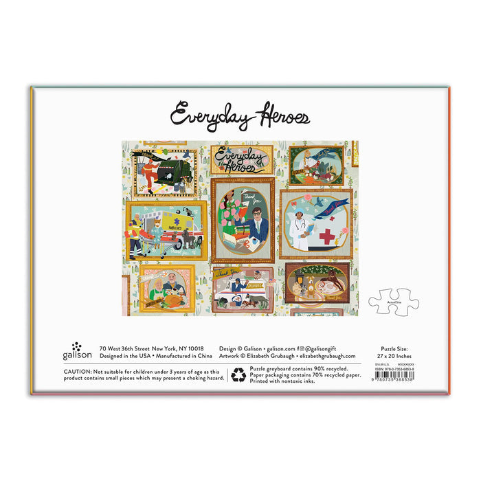 Everyday Heroes 1000 Piece Puzzle 1000 Piece Puzzles Galison