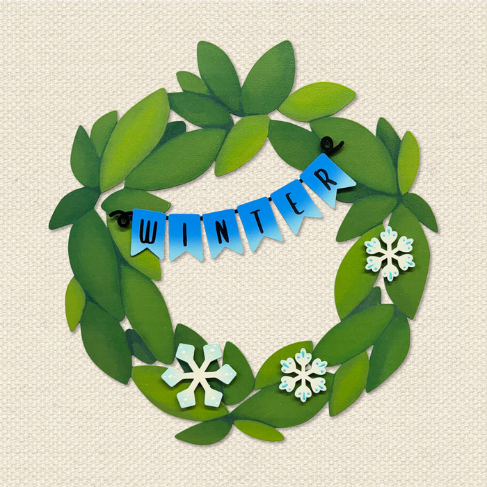 Everyday Wreath Magnetic Wall Art - 16"